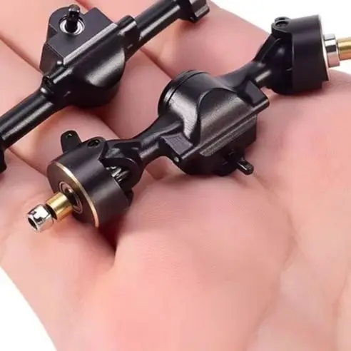 RC part SCX30 9IMOD Front Rear Axles Aluminum Brass RC Crawler Upgrade