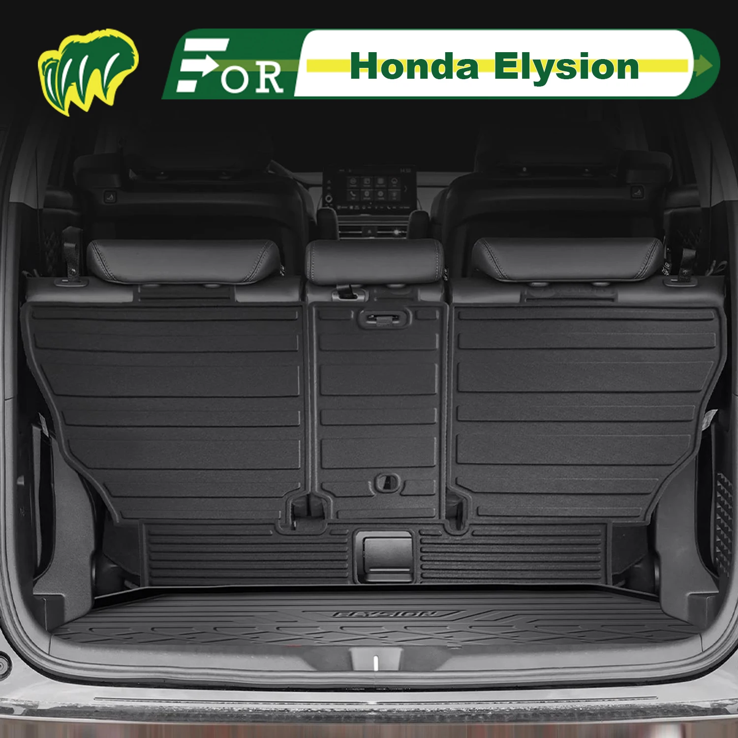 

Для Honda Elysion 2016-2025 TPE индивидуальный коврик для багажника автомобиля всесезонный коврик для багажника 3D-образный коврик для багажника защитный коврик для спинки стула