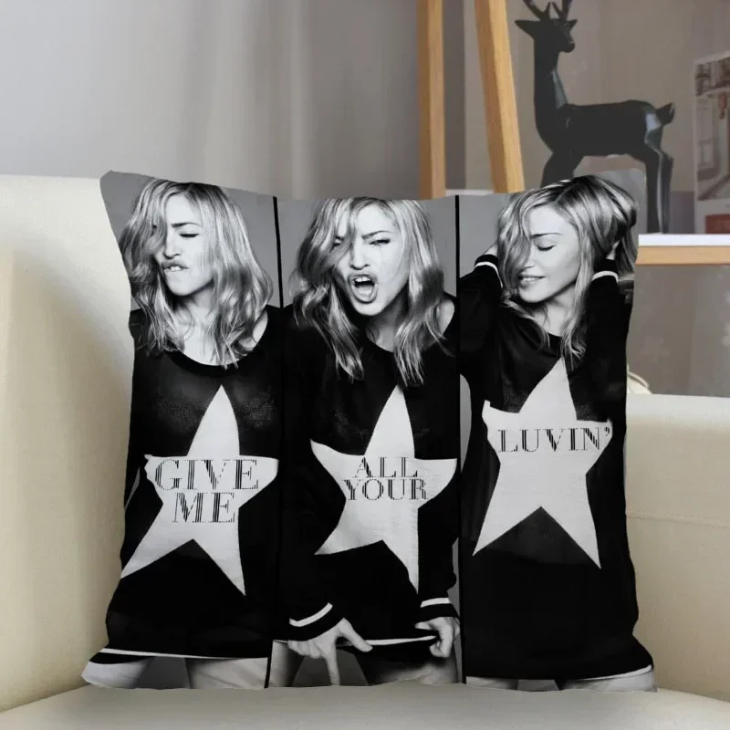 Musife New Custom Madonna Pillowcase Sofa Decorative Cushion Cover Pillowcase Home Decor Drop Shipping Wholesale