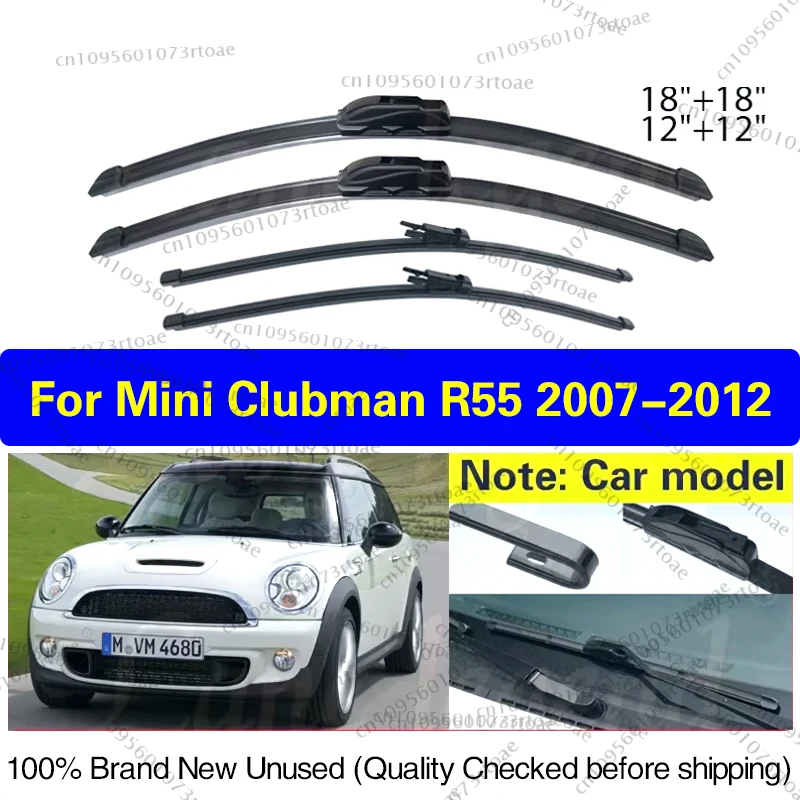 

For Mini Clubman R55 2007 2008 2009 2010 2011 2012 Wiper Front Rear Wiper Blades Windshield Windscreen Window Car Accessories