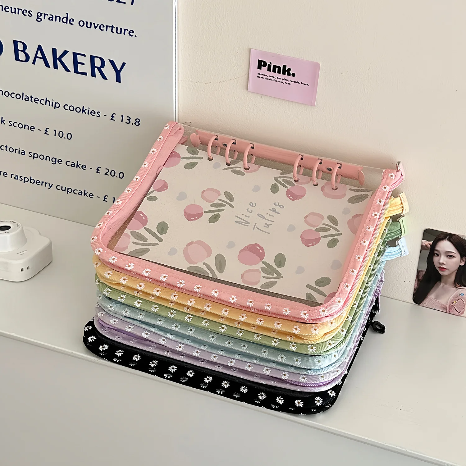 A6 PVC Loose-leaf Notebook Case Album Guka Idou Card Star Chasing Storage Notebooks and Journals Cover Notebook Acessórios