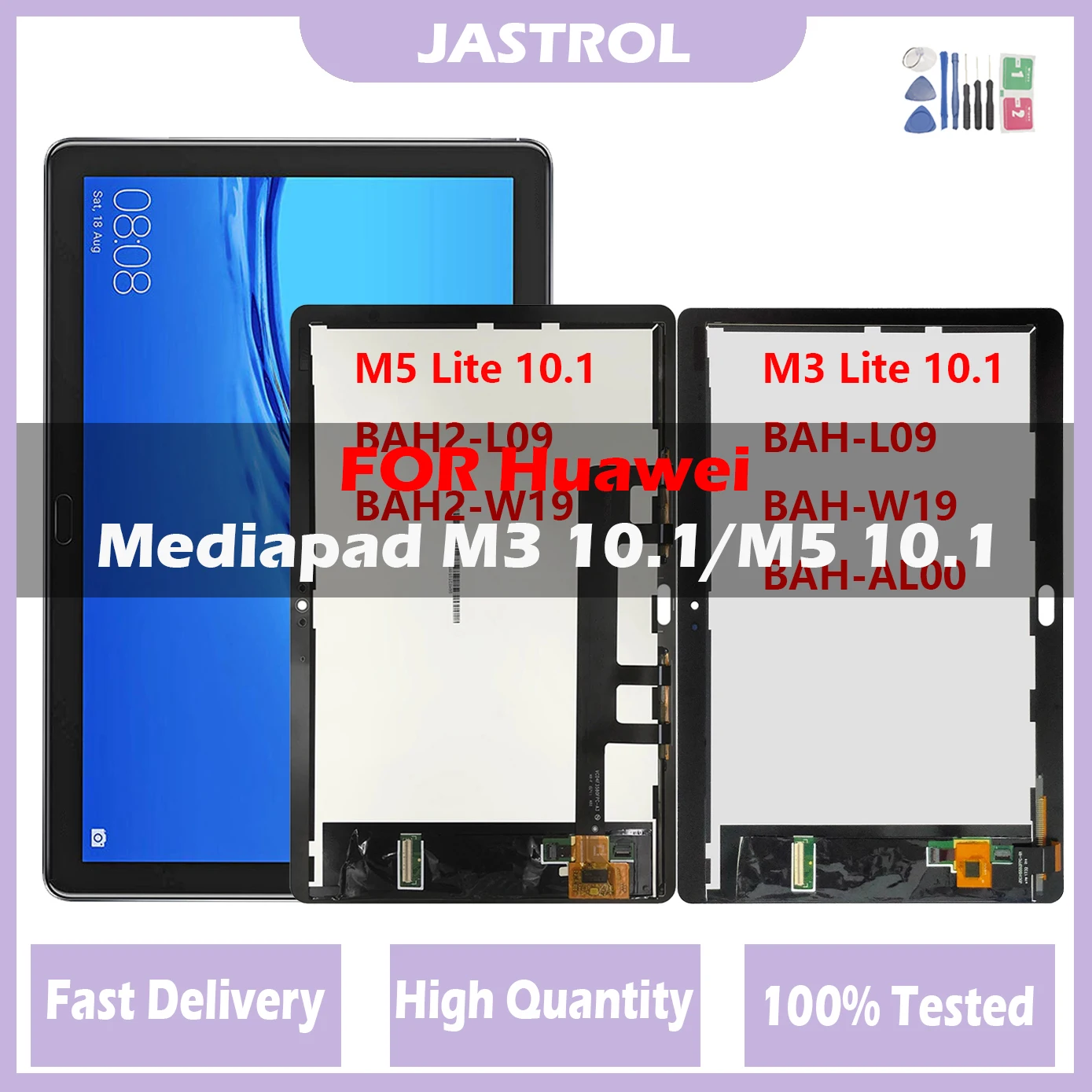 

LCD Display For Huawei MediaPad M5 Lite 10.1 BAH2-L09 BAH2-W19/M3 Lite 10 BAH-AL00 BAH-L09 BAH-W09 Touch Screen Digitizer