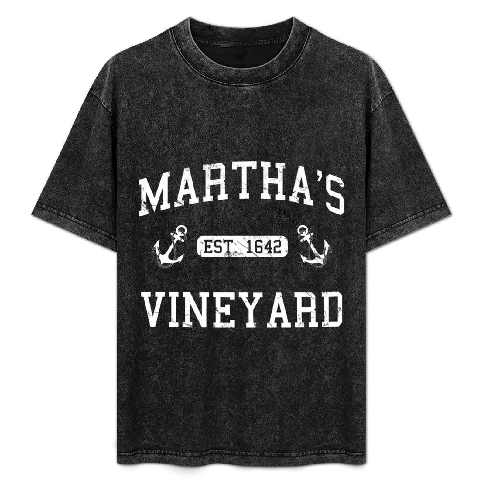 

Martha's Vineyard T-Shirt quick drying cotton graphic tees blue archive customs design your own t shirt men 100℅ cotton