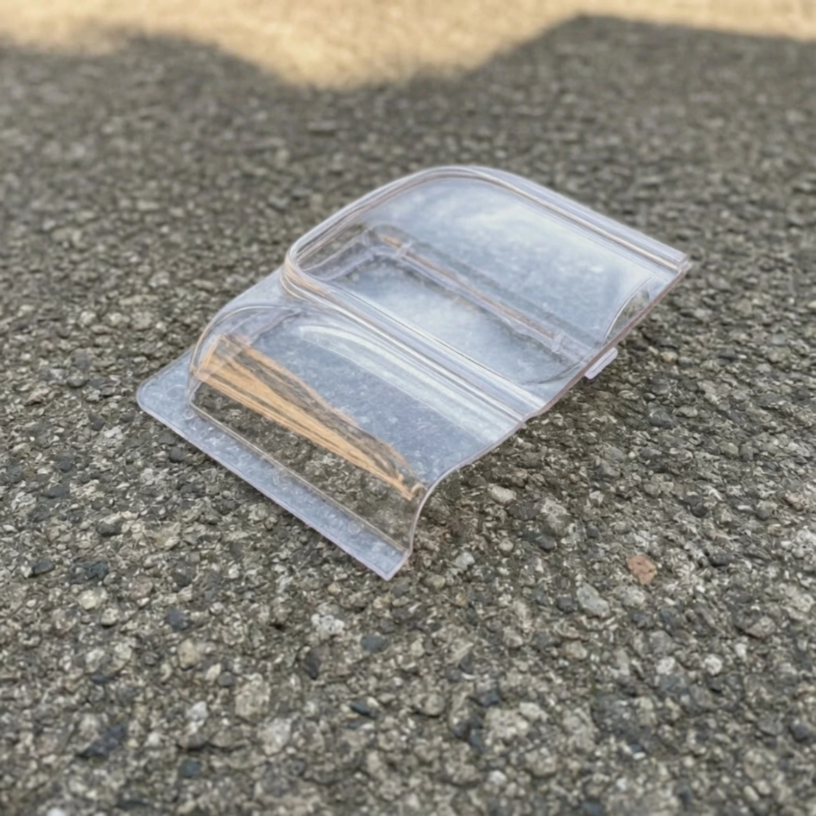 Chime Rain Cover Easy to Install Transparent Plastic Access Control Cover Three-Sided Hooded Weather Protector Compatible