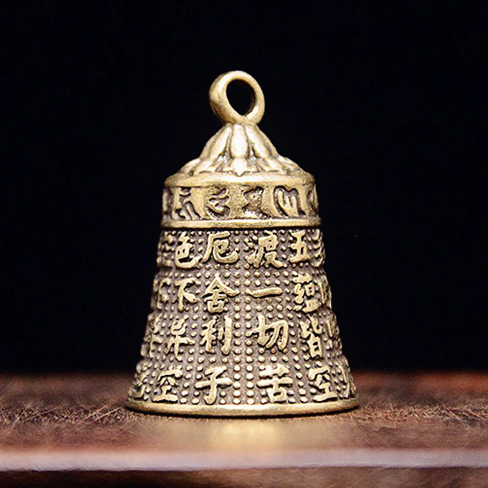 

Латунный колокольчик с буддийской сутрой