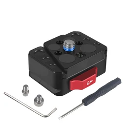 Quick Release Clamp Plate V-Lock Mount 1/4