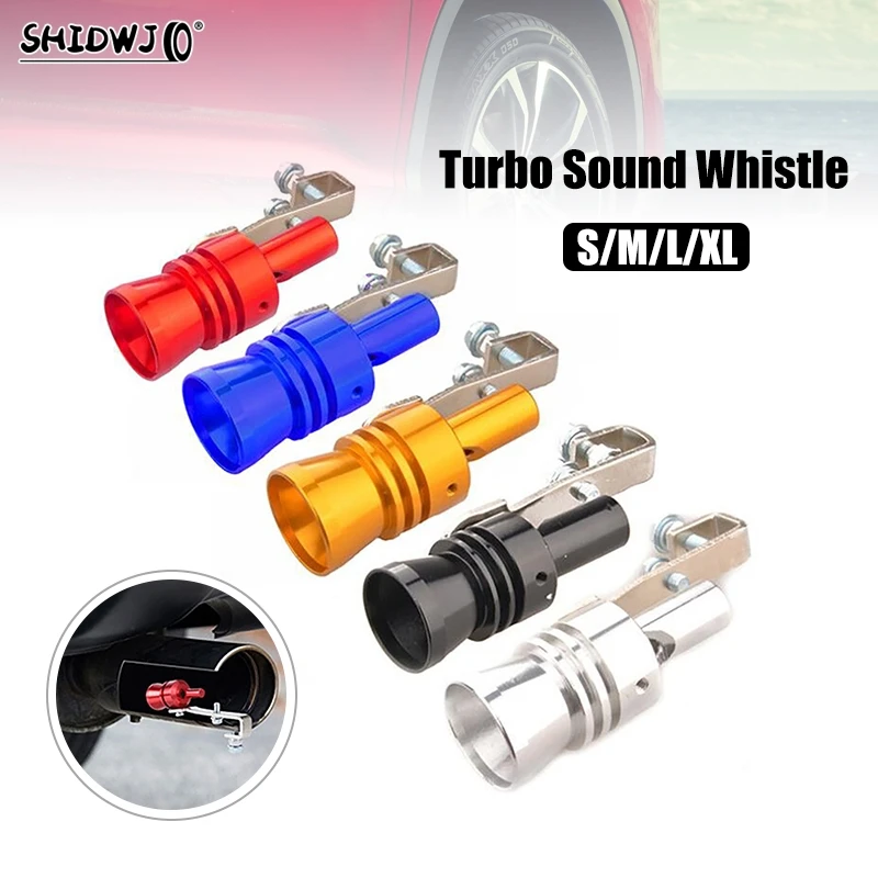 

Universal Car Sound Simulator Car Turbo Sound Whistle S/M/L/XL Vehicle Tuning Device Exhaust Pipe Turbo Sound Whistle