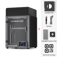 FLYINGBEAR S1 3D Printer with Auto-Leveling Max 500mm/s Speed Printing Size 220x220x250mm All-Aluminum Optional Camera Machine