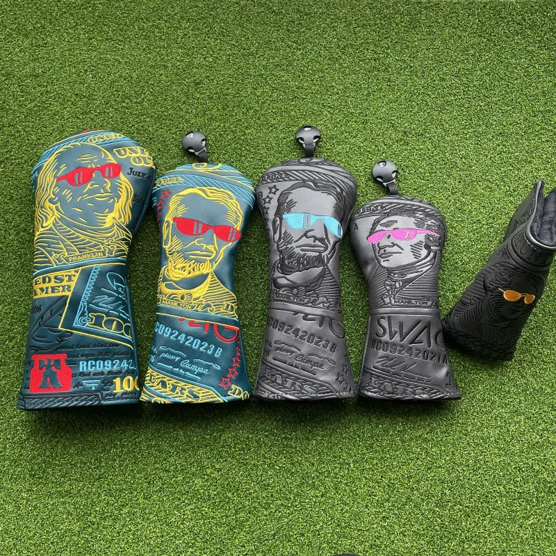 Top-level Golf Club #1 #3 #5 Wood Headcovers Driver Fairway Woods Cover PU Leather Head Covers