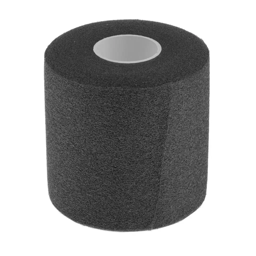 Professional Sports Pre Wrap Athletic Tape Foam for Taping Wrist & Ankles - Provides Amazing Knee Support , Black