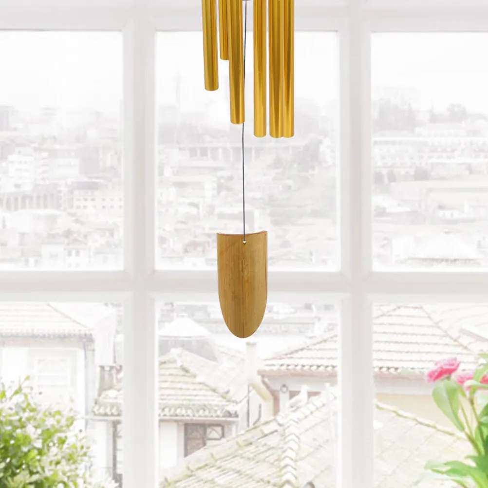 

1Set Bamboo Wind Chime Tubes Sturdy Lightweight DIY Wind Bell Tubes for Garden Patio Decor Sound Accessories Relaxing Mood