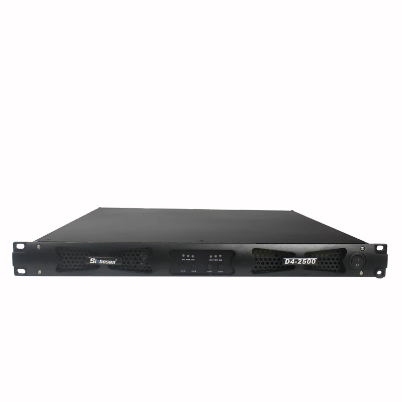 Sinbosen D4-2500 class d audio amplifier boardtone control bord 4 channels 2 ohms 5000 watt power amplifier