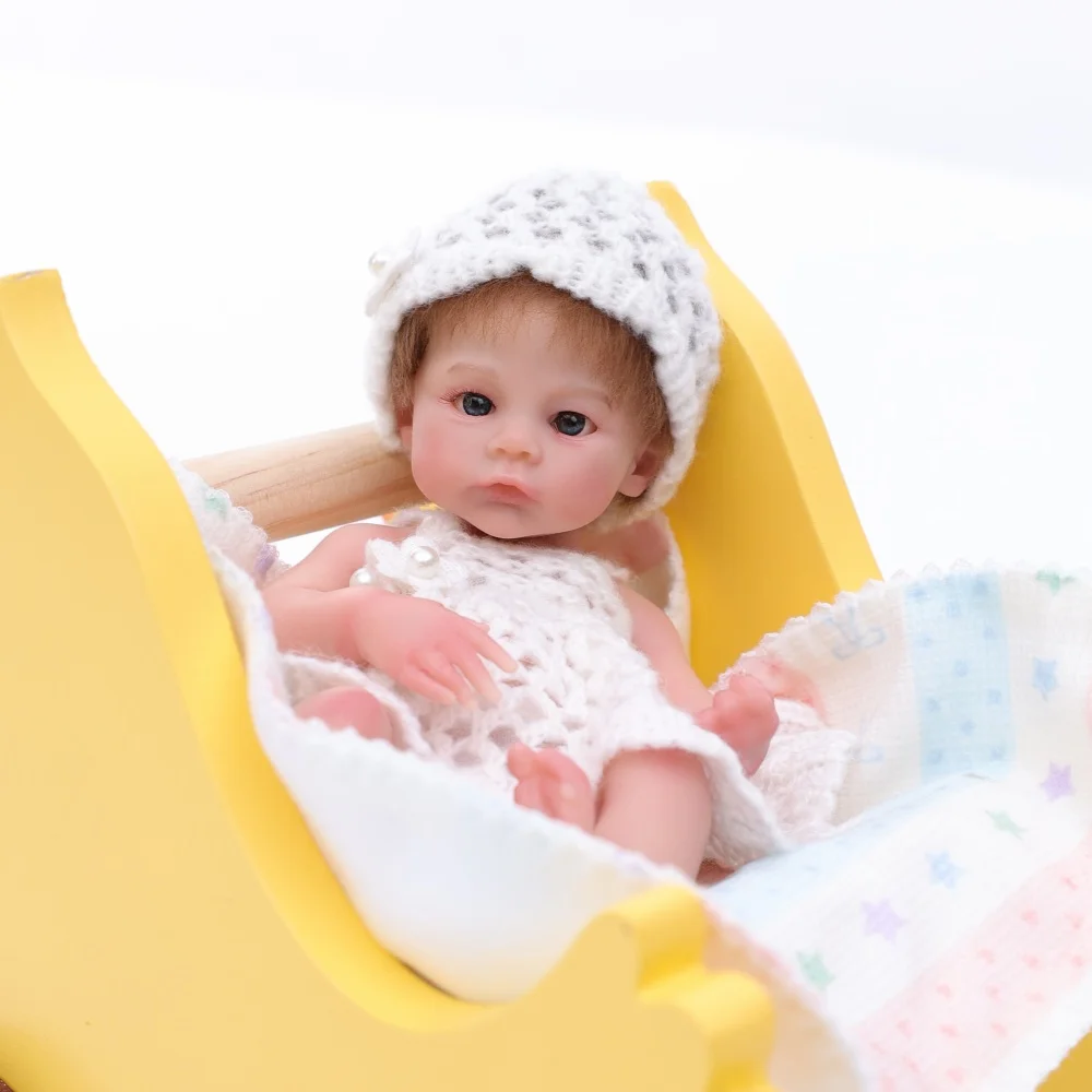 ตุ๊กตาเด็กทารกซิลิโคนเหมือนจริง Cloveray ขนาด 8 นิ้ว ตุ๊กตาซิลิโคนเนื้อนิ่มทั้งตัว น่ารักมาก ตุ๊กตาซิลิโคนแข็งคุณภาพสูง ของเล่นเด็ก ของขวัญเด็ก