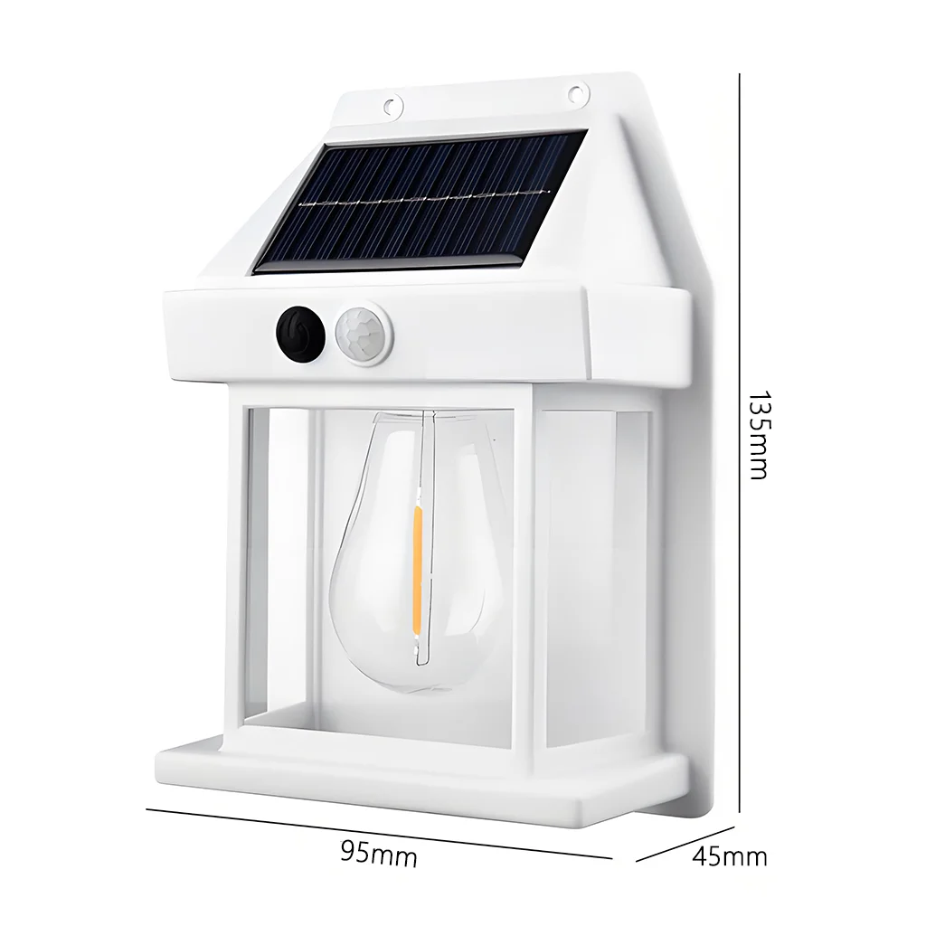 Krachtige zonne-wandlamp buiten waterdichte LED-lamp huis tuin hek decoratie lichtsensor zonne-energie muur lantaarn LED