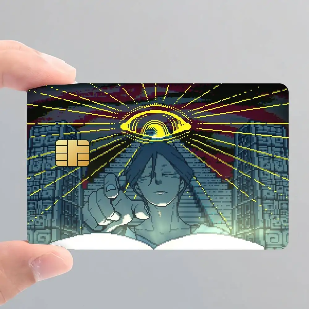 Game Urban Myth Dissolution Center Card Stickers for Bank Access Protective Waterproof Film Cover Sticker Surprise Gift