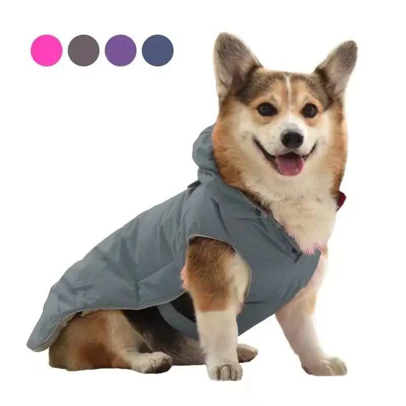 Winter pet coat clothes for dogs Winter clothing with Detachable Snap design Warm Dog clothes