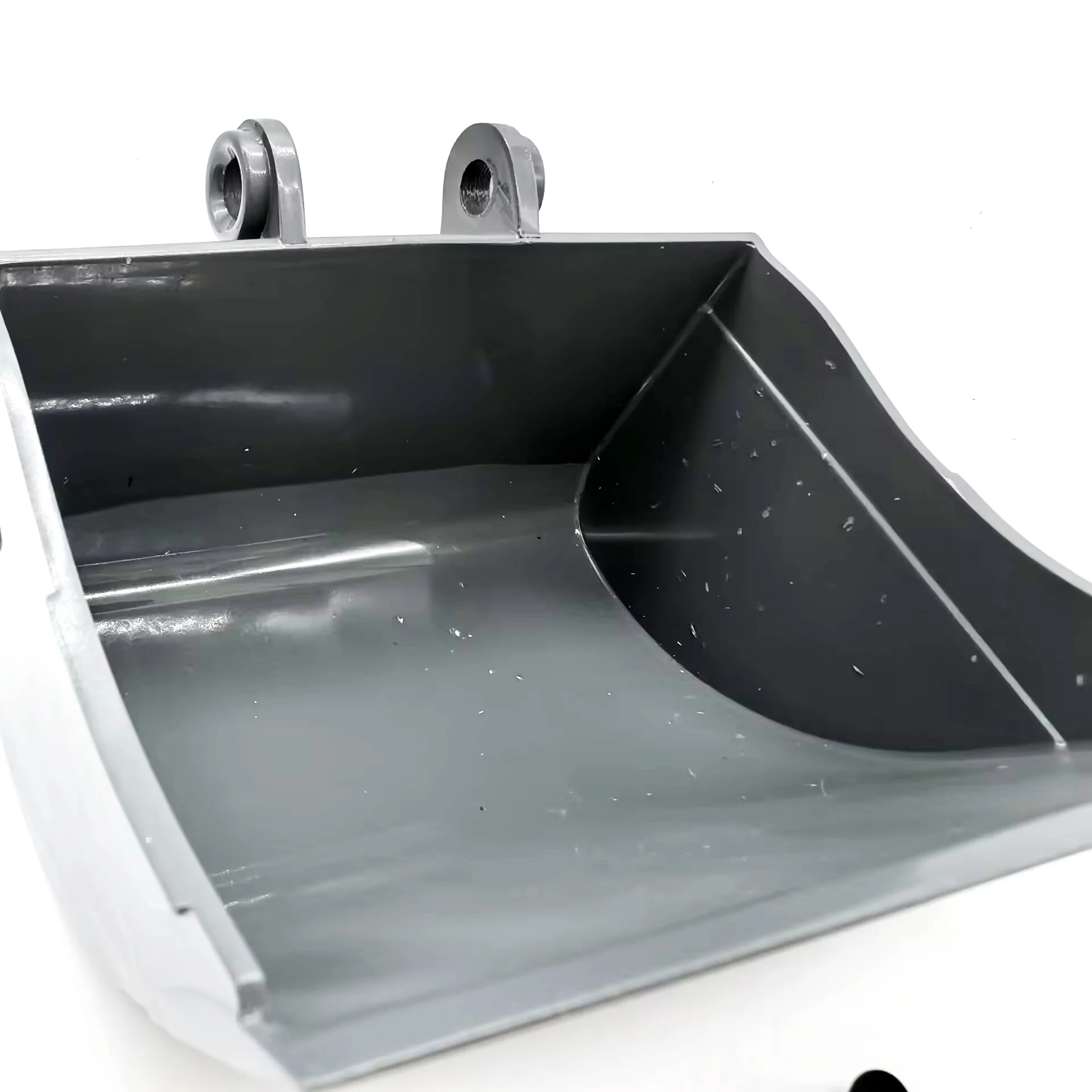 RC 1/14  Hydraulic Toothless Metal Bucket for RC Truck E010 E111 Excavator Wide Bucket DIY Parts