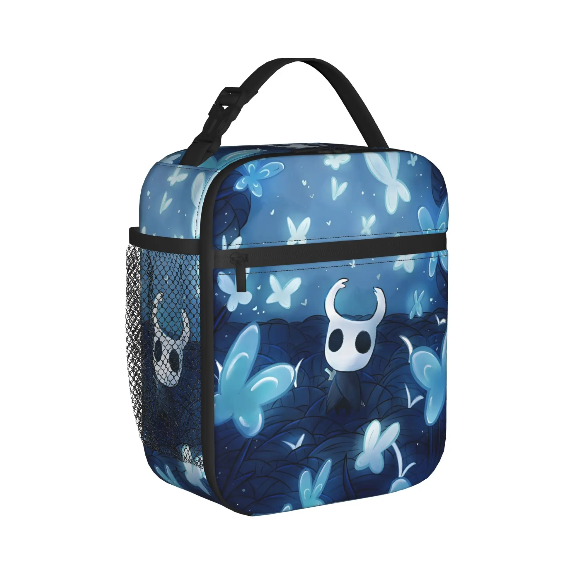 Hollow Knights Cartoon Thermal Insulated Lunch Bags for School  Portable Food Container Bags Cooler Thermal Lunch Box