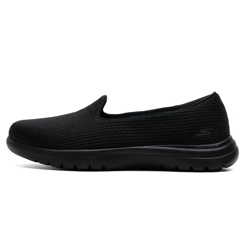 حذاء Skechers On-The-Go Flex للنساء خفيف الوزن كاجوال يسمح بمرور الهواء للأمهات حذاء مشي 136504-Bbk #1