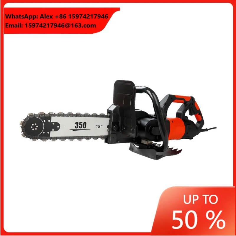 Electric Power Handheld Cutter Wall Saw Cutting Concrete Machine Diamond Wood Cutting Machine Chain Saw