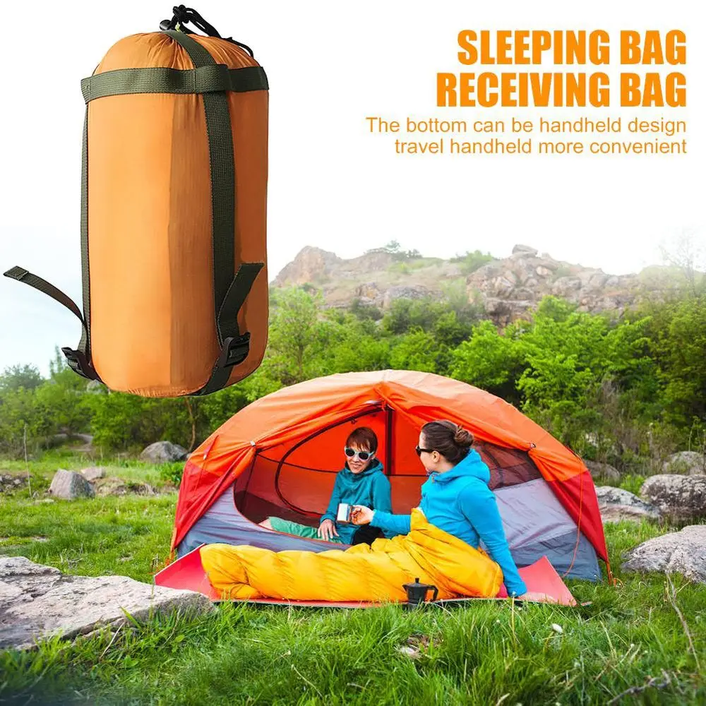 Pack Outdoor Camping Storage Bag Outdoor Bivvy Compression Stuff Sack Sleeping Bag Storage Bag Emergency Sleeping  Storage Bag