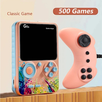 G5S 2.4 Inch Video Game Console Mini Portable Retro TV Handheld Game Player Built-in 500 Games AV Output Support 2 Player