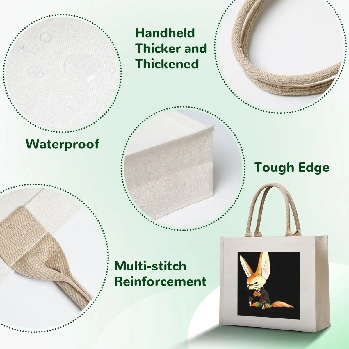 Finnick Tote Bag tote bag screen shopping trolley bag Eco tote bags aesthetic