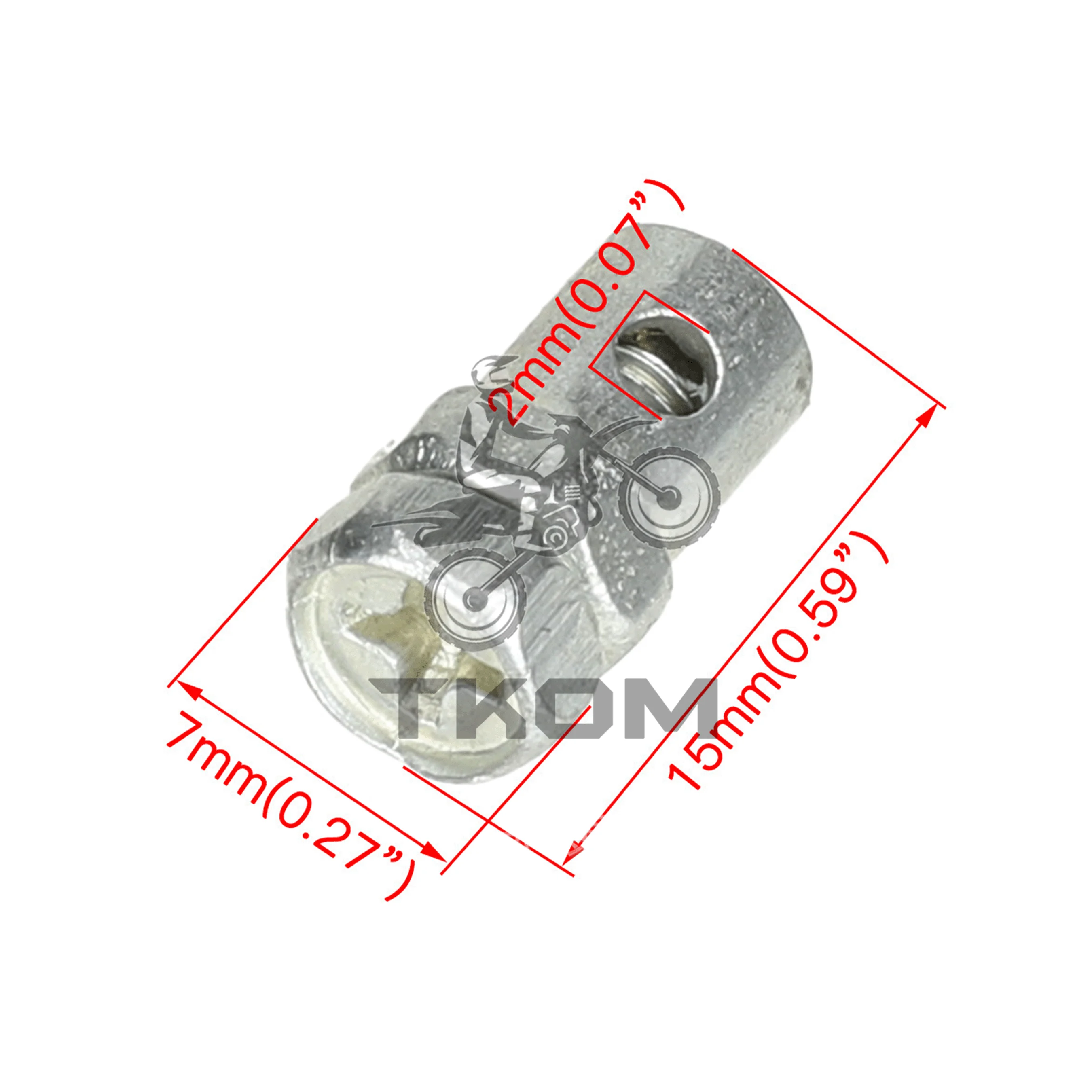 Universal Throttle Cable Wire Rope Fixing Clip Throttle Cable Stop Bolt for GY6 ATV Scooter Dirt Pit Motorcycle Accessories - Detail 1