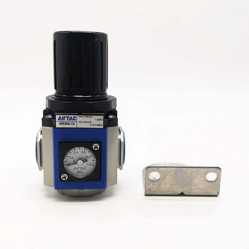 

AirTAC Regulator GR200-08 1/4'' GR300-10 3/8'' GR300-15F1 1/2'' Port Size Air Control Compressor Pressure Relief Regulator Valve