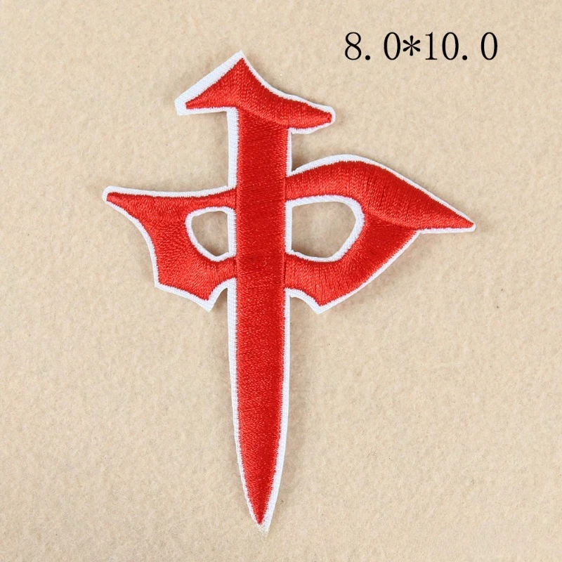 

Cartoon Embroidery Badge Chinese Character Pinyin English Mahjong Cloth Sticker Clothing Accessories Holes Patch Embroidery