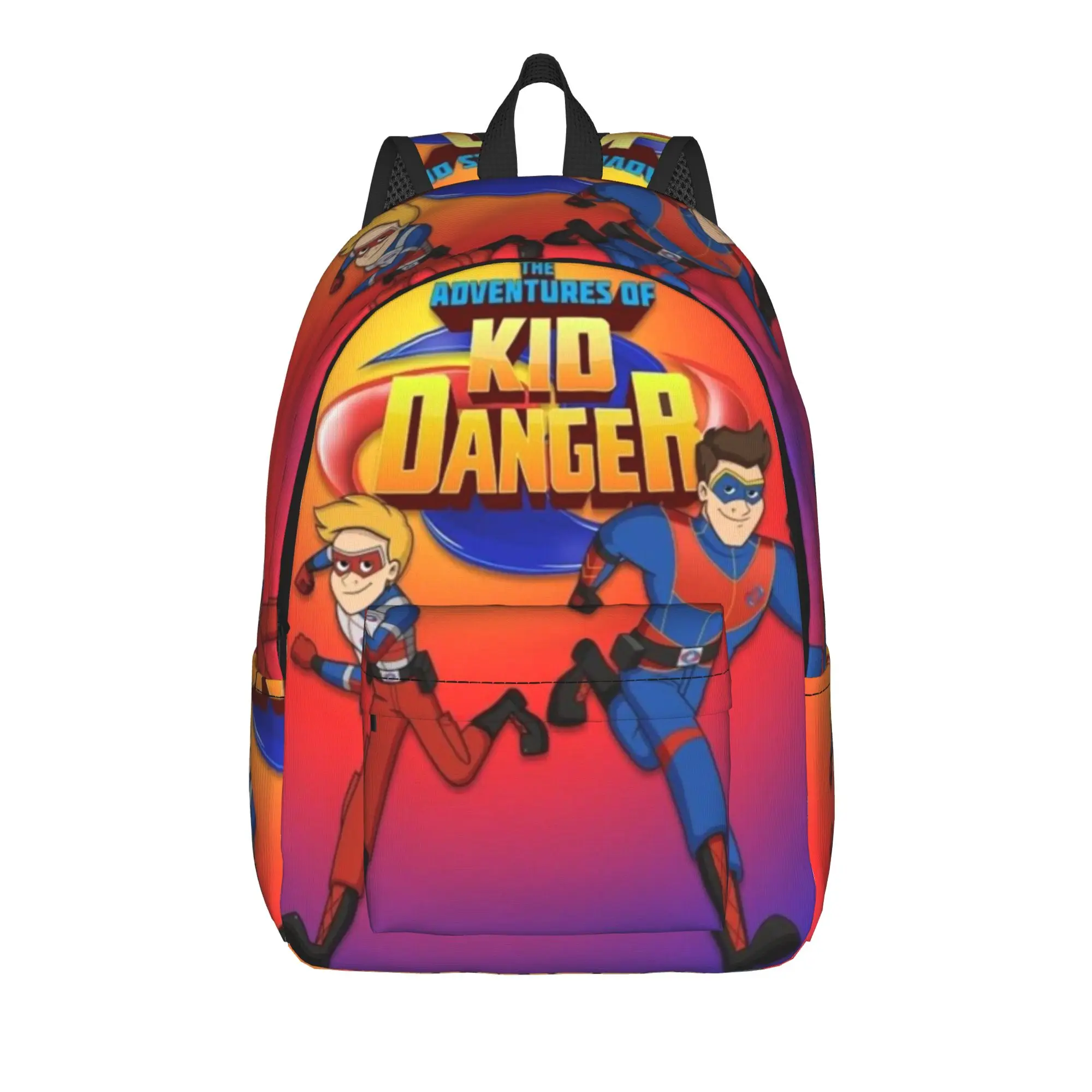 Captain Henry And Kid Danger  Classical Backpack Gift High School Work  Daypack for Men Women College Shoulder Bag