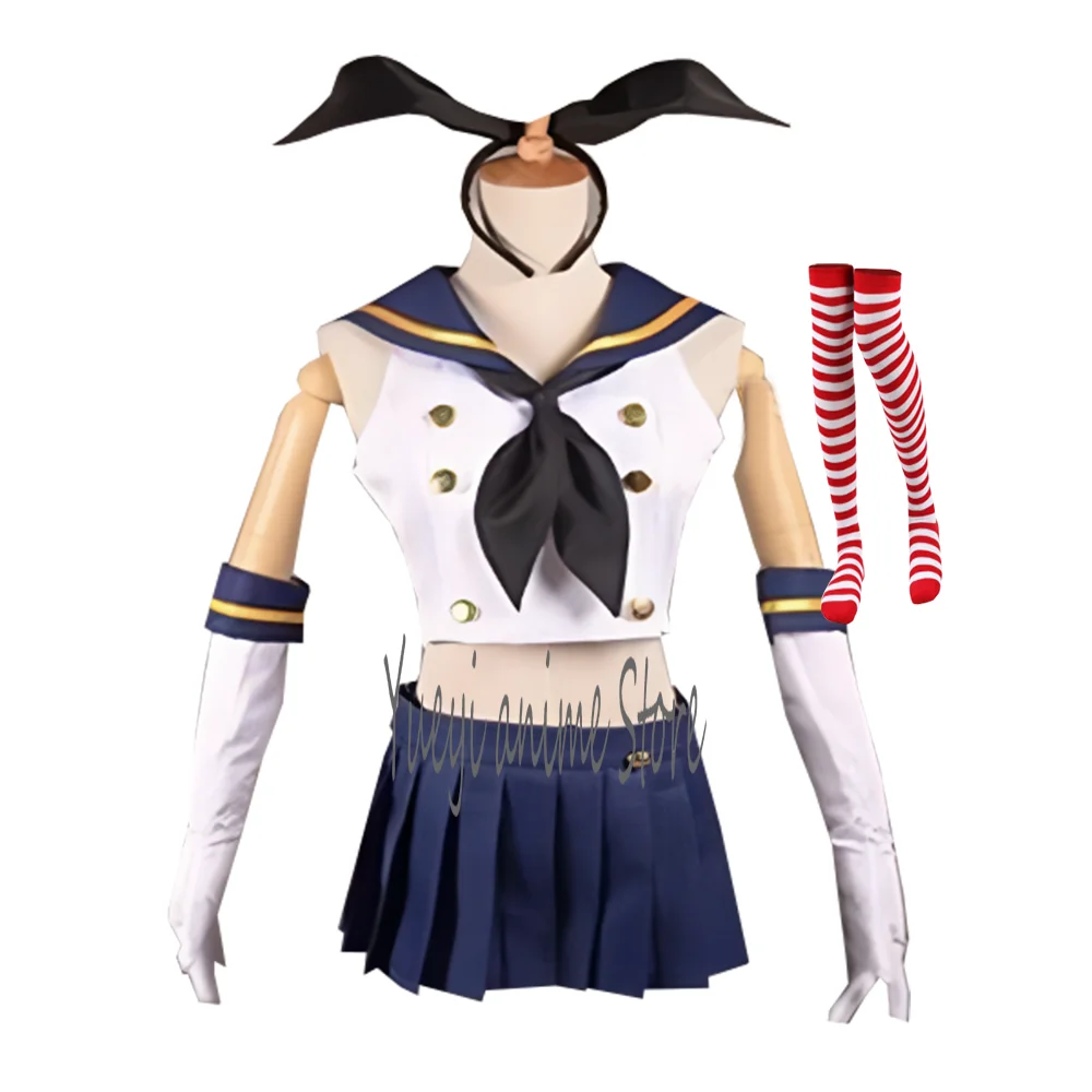 

Cosplay Anime cos Shimakaze Costume women Daily Uniforms Sailor Dress Suit Halloween Party-----customized