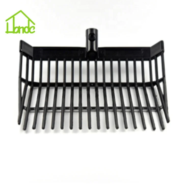 40.5*29.8cm Black Plastic Pitchfork Garden Tool Pitchfork Pitch Fork Head