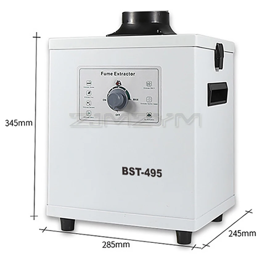 BST-495 กรองไอเสียอุตสาหกรรม Purifying Instrument การประสาน Smoke Fume Extractor Absorber สําหรับเครื่องแยกเลเซอร์