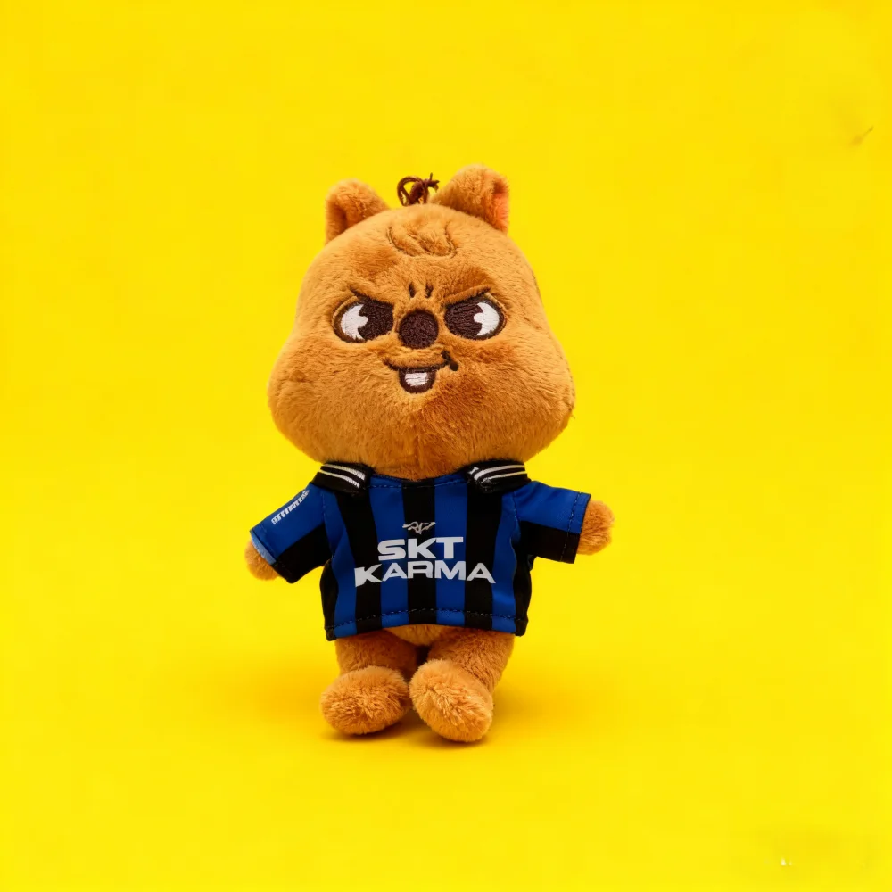 Novo chaveiro de pelúcia fofo do grupo de KPOP Stray Kids, estrela da música coreana, álbum KARMA, 10 cm, da SKZOO, presente.
