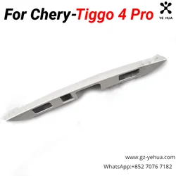 For Chery Tiggo 4 Pro 2020 2023 License Plate Lamp Guard Tailgate Decorative Panel Automobiles Parts Accesorios Para Auto Tools