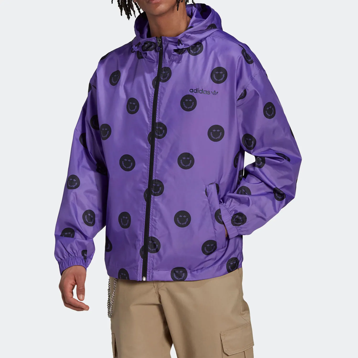 Adidas genuine Trefoil AOP Men's Season New Jacket HN0395