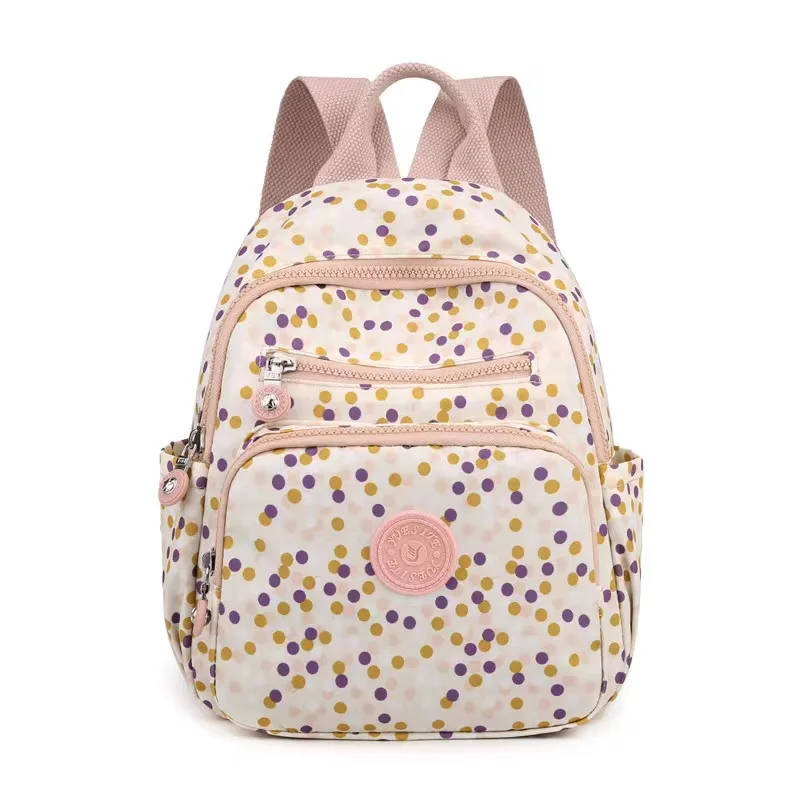 

Vento Marea Mini Backpack 2021 Flower Printing Women Shoulder Bag Preppy Style Waterproof Nylon Female Rucksack Purses For Girls