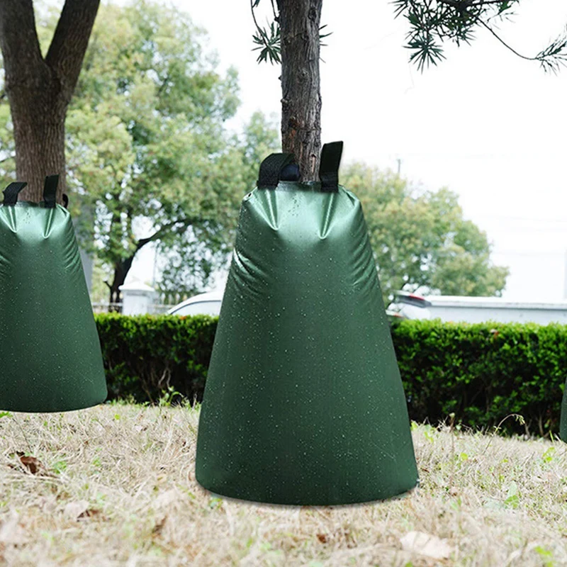 Tree Watering Bag 20 Gallon Reusable Garden Plants Drip Irrigation Bag Slow Release Hanging Dripper Bag Agricultural Water Pouch