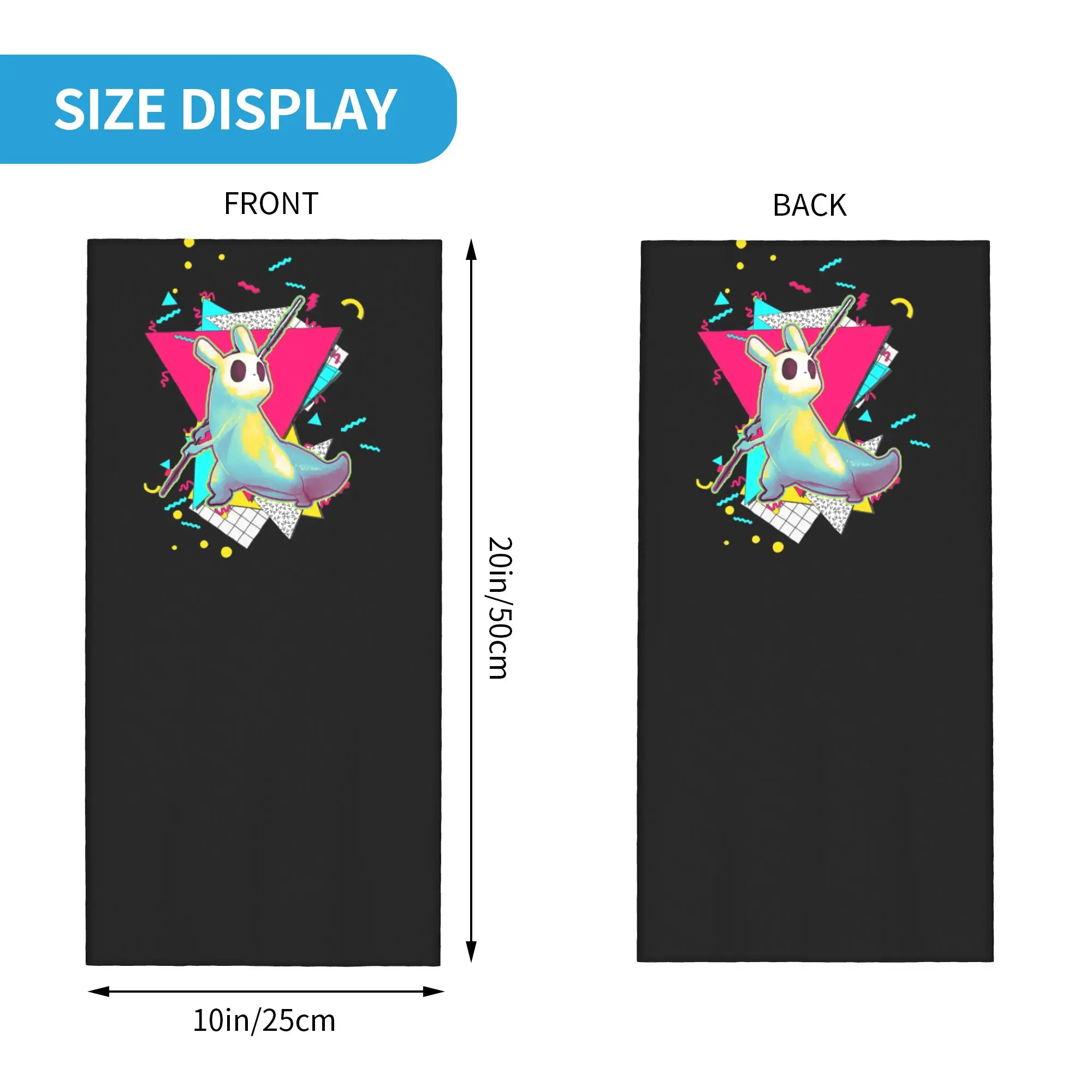 Rain World Slugcats Pattern Game Bandana Neck Cover Printed Wrap Scarf Headband Outdoor Sports for Men Women Adult Windproof