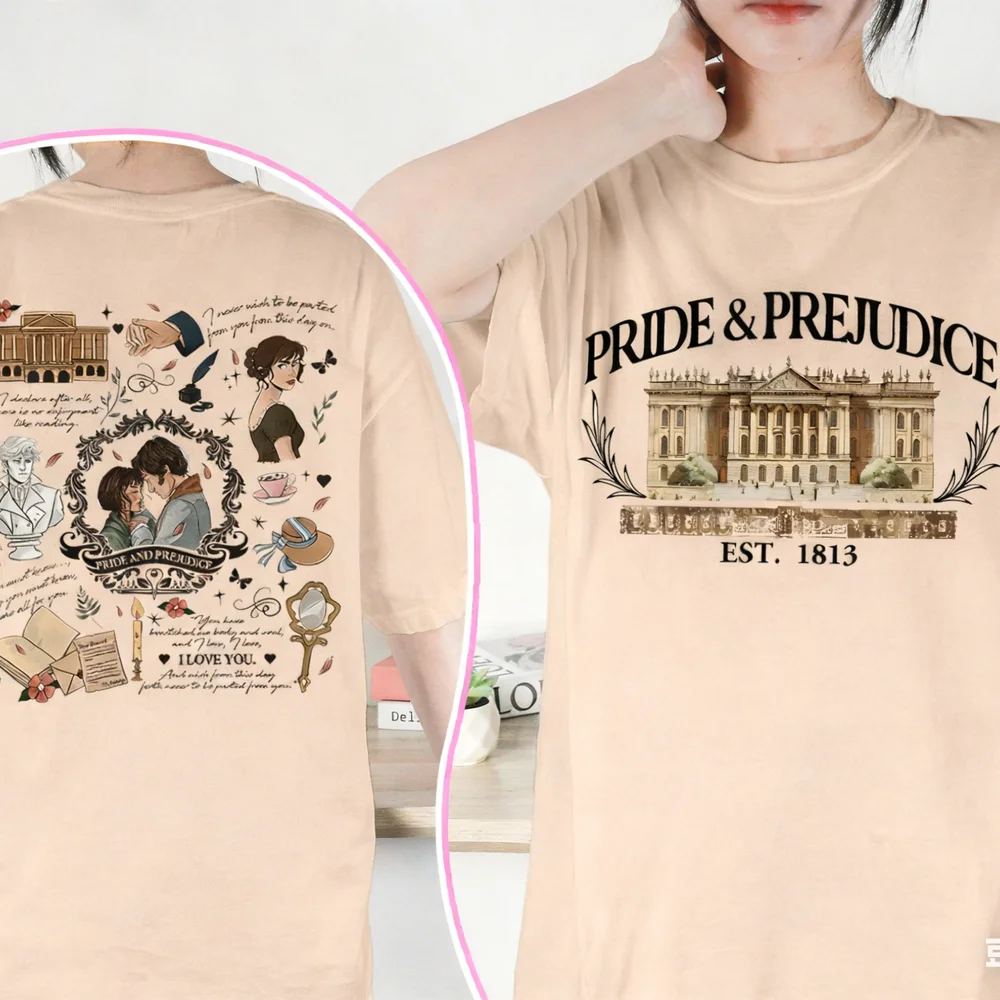 المرأة القطن تي شيرت فخر وتحامل يقتبس قميص الروايات الرومانسية هدية بيمبرلي قميص كتاب عاشق قميص موضة المحاصيل القمم #2