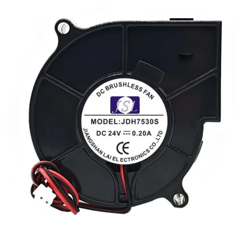 

New Fan for JSL JDH7530S 12V 24V 0.50A 7530 7.5cm Silent Turbine Humidifier Fan 75 * 75 * 30MM