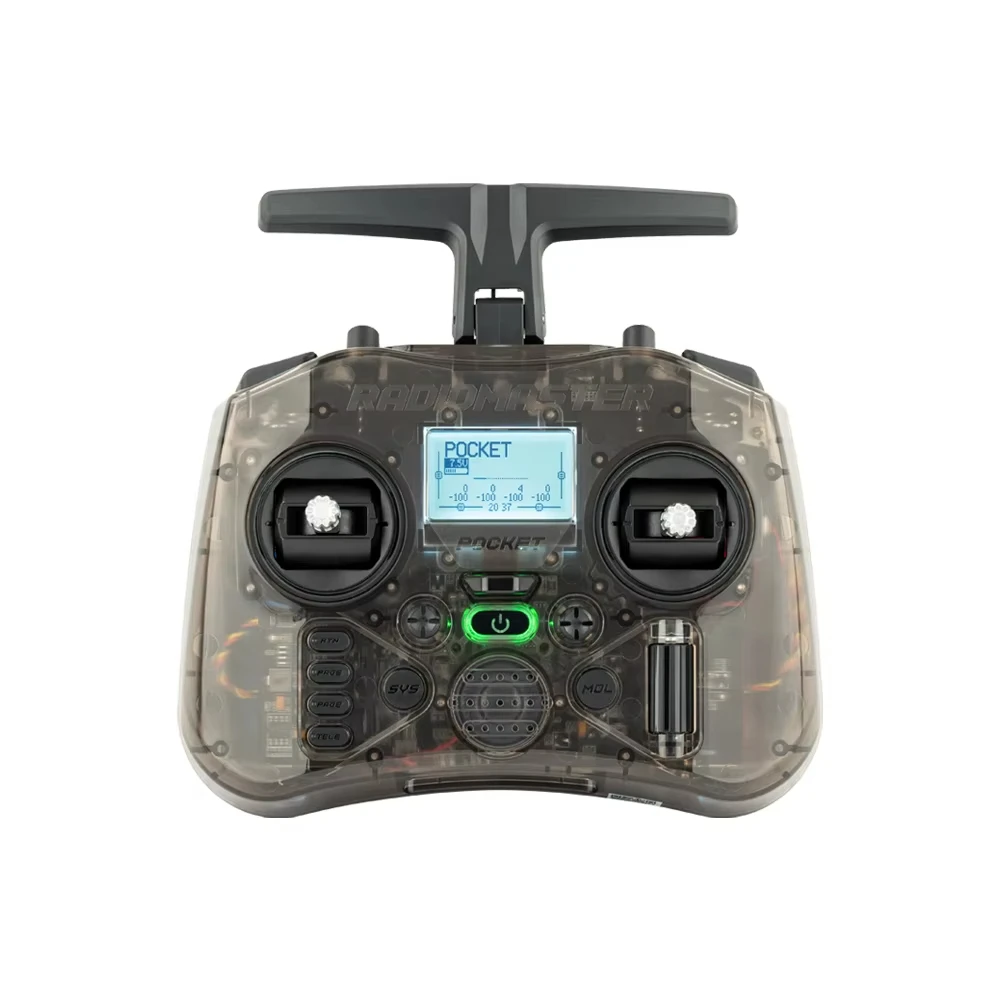 Radiomaster Pocket EdgeTX 2.4G Radio Controller FCC LBT (Mode2 Left-handed Throttle ) CC2500 / ELRS Hall Gimbal Transmitter