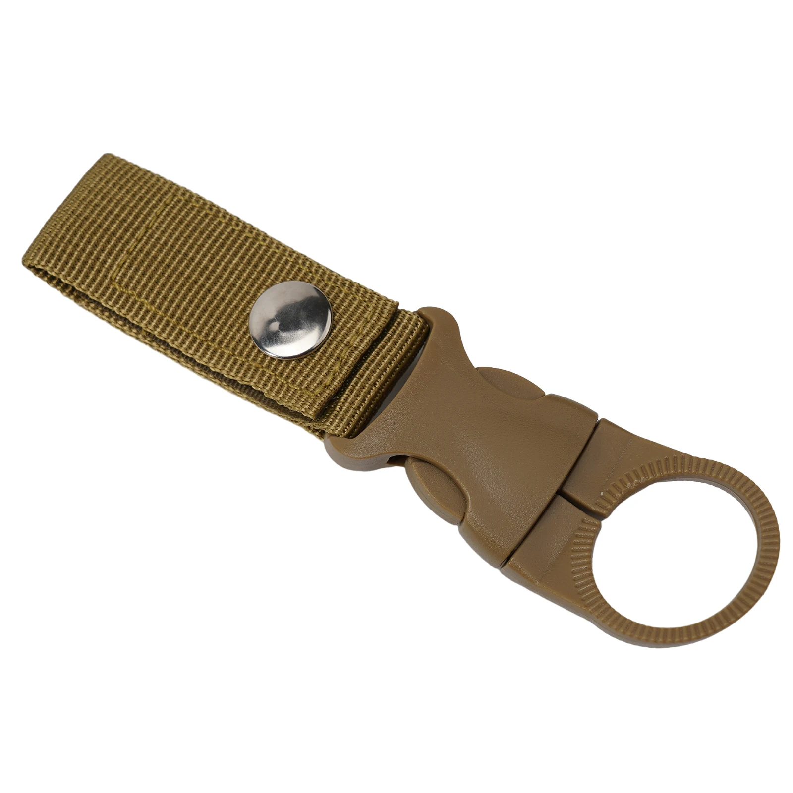 2pc Water Bottle Holder Clip with Nylon Webbing Buckle Hook for Climbing Waist Belt MOLLE A Great Addition to your Gear