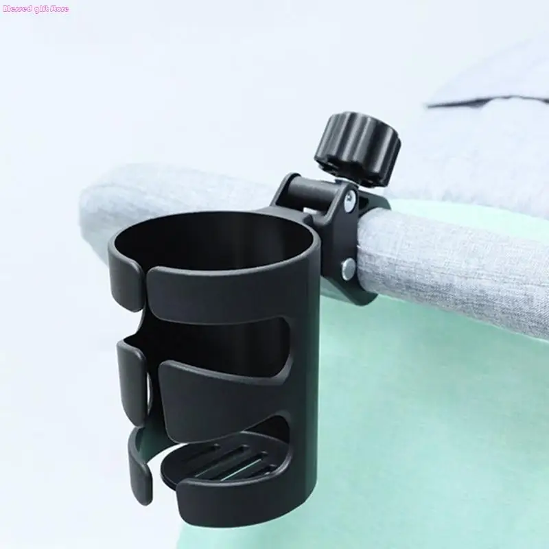 D0JC Baby Stroller Cup Holder Universal 360 Rotatable Drink Bottle Rack for Pram Pushchair Wheelchair