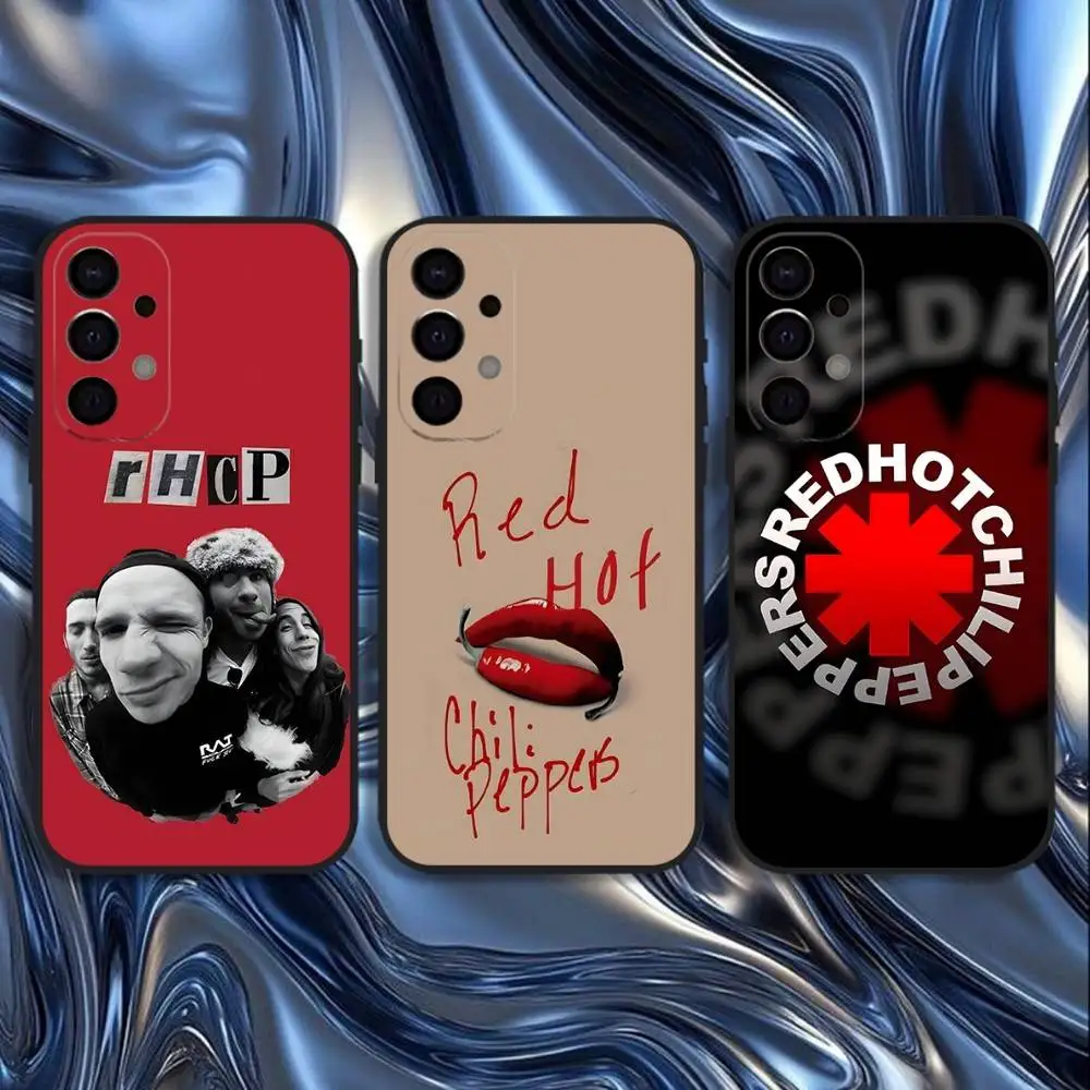 

Red Hot Chili P-Peppers Phone Case For Samsung S25,S24,S21,S22,S23,S30,Ultra,S20,Plus,Fe,Lite,5G Black Cover