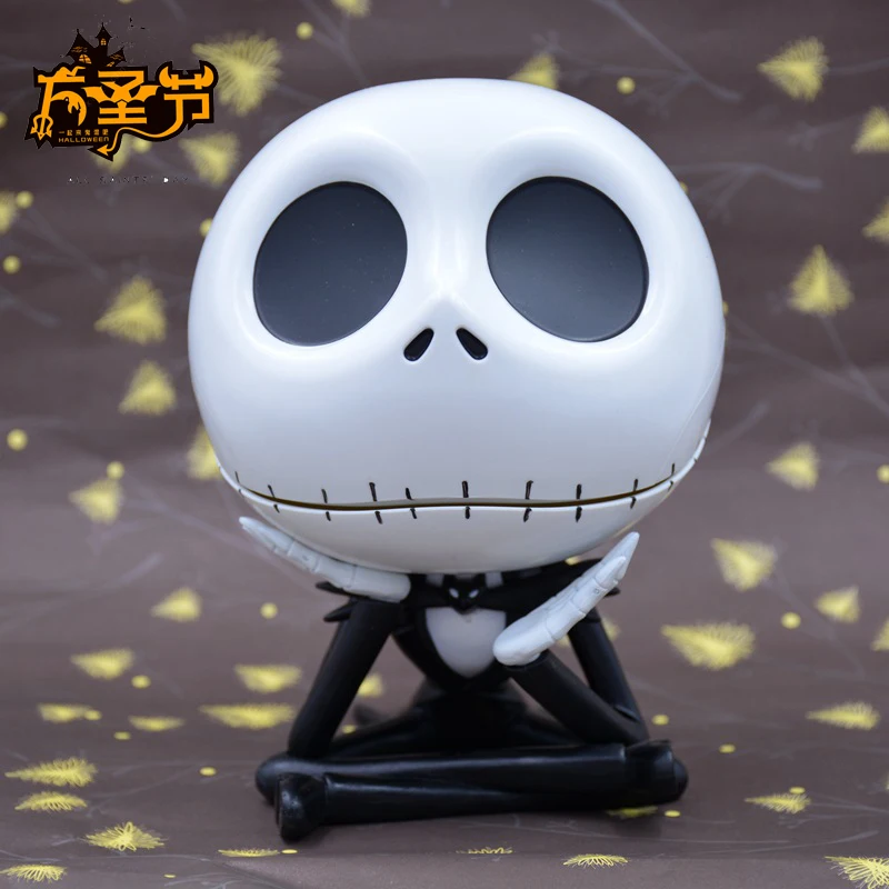 Halloween Nightmare Before Christmas Jack Skeleton Jack Doll Jack Style Storage Bucket Boxed Holiday Decorative Ornaments