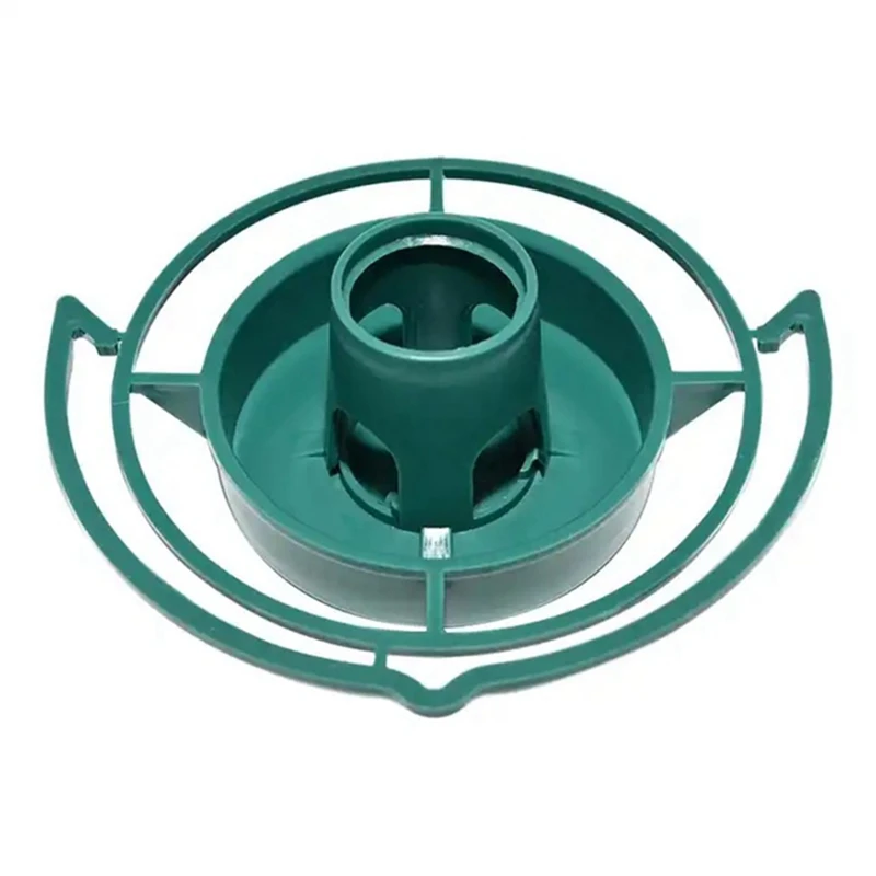 4 Piece Outdoor Bird Feeder Automatic Hanging Feed Bowl Green Plastic For Parrot Pigeon Pet Indoor Bottle Mouth Docking