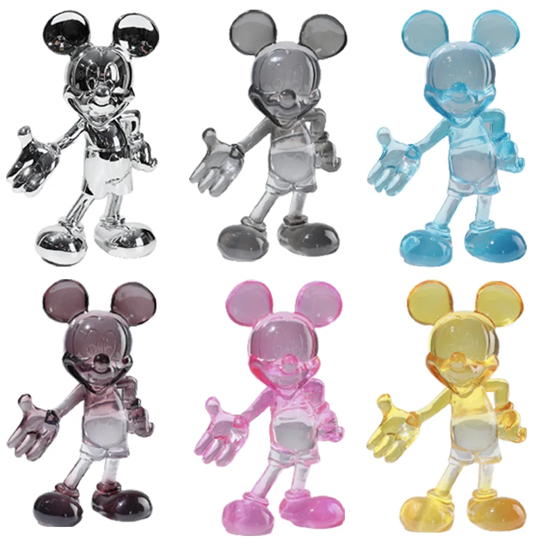 Anime Disney Cartoon Mickey Mouse Action Figures Model Resin Doll Decorative Mickey Minnie Home Ornaments Toys For Children Gift