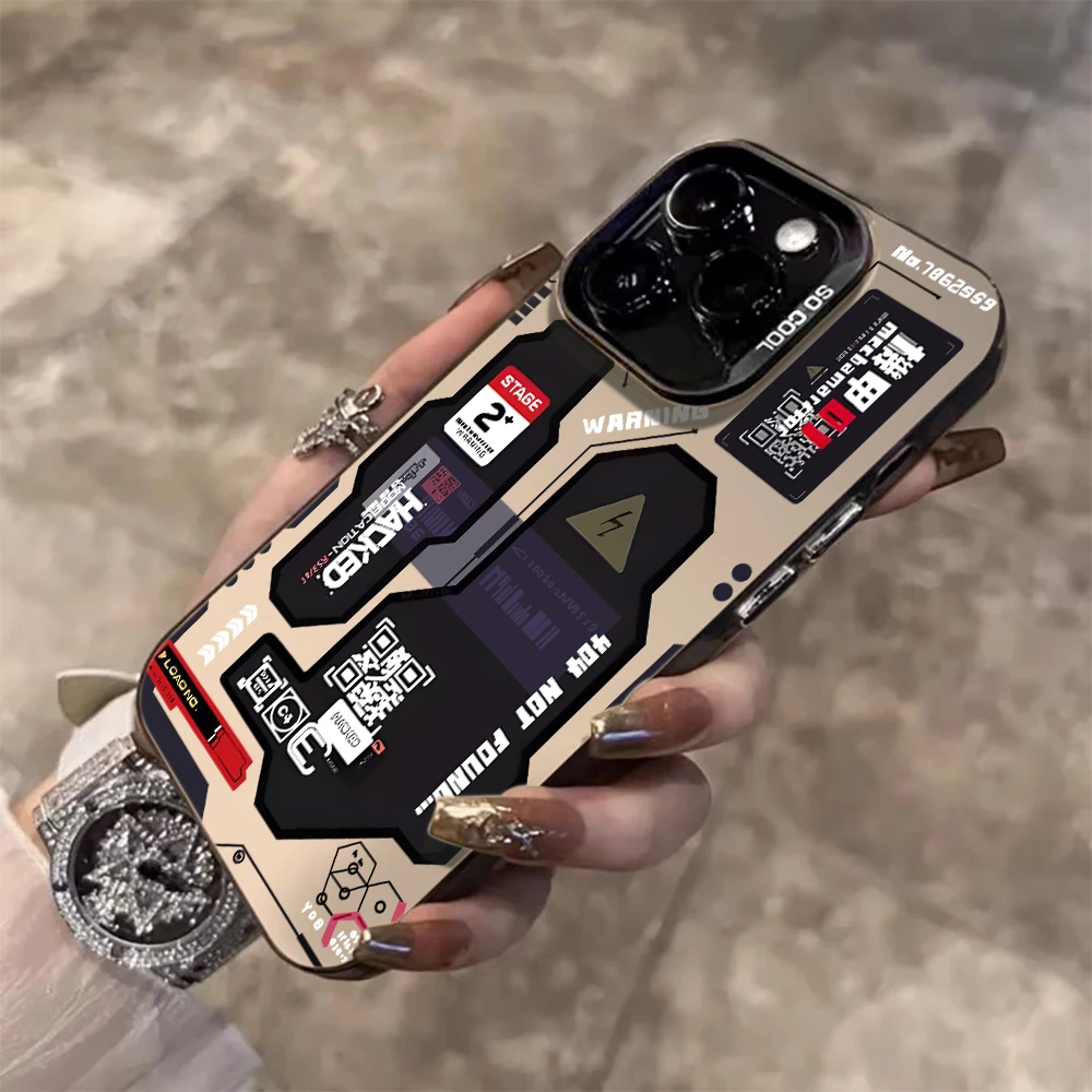 Hacker Creative Mecha Handyhülle für Xiaomi Redmi Note 17 Pro Max Hüllen für Redmi Mi 11 Lite 5G 12 14T 15T 13T Pro Lederhülle – Detail 2